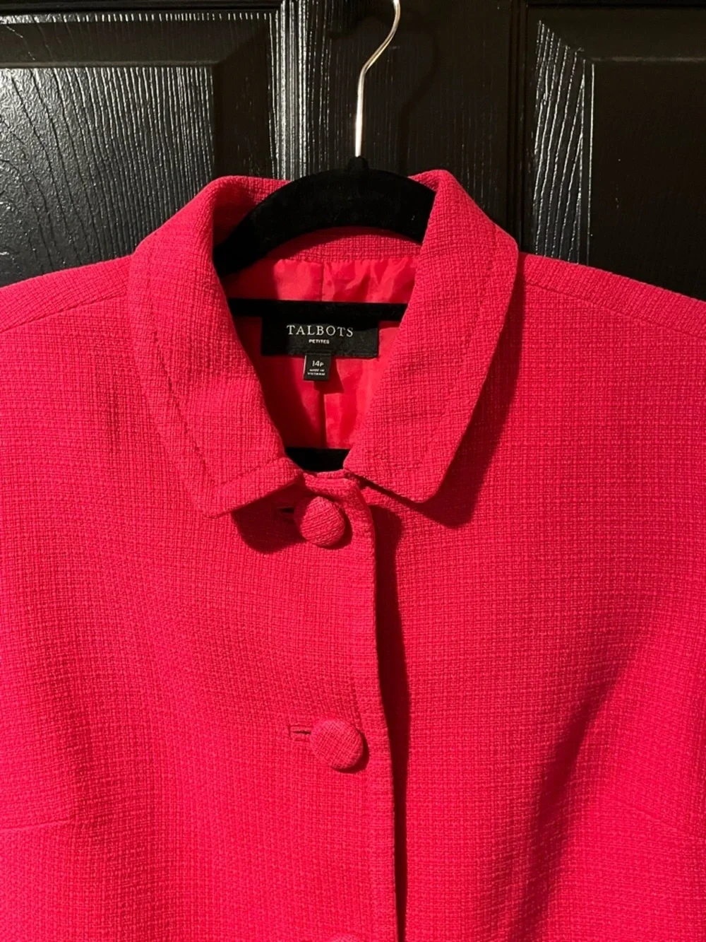 Talbots Raspberry Pink Coat - Picture 2 of 9